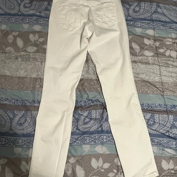 Lilly Pulitzer Women’s White Jeans Size 4 - Picture 9 of 11